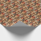 Maus King, verzaubert Gold Nutcracker Ballett (1) Geschenkpapier (Ecke)