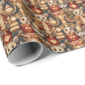 Maus King, verzaubert Gold Nutcracker Ballett (1) Geschenkpapier (Rolleneckpunkt)