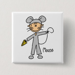 Maus kleiden oben T-Shirts und Geschenke Button