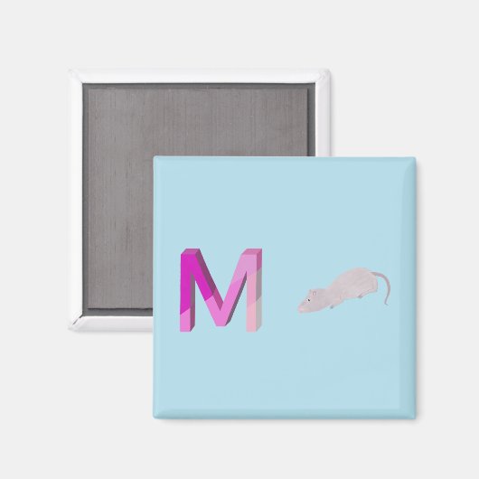 Maus-Kühlschrankmagnet Magnet (Vorderseite/Rückseite)