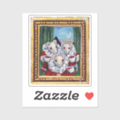 Maus-Lair-Malerei aus Blut Tee und rote Zeichenket Aufkleber (Blatt)