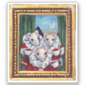 Maus-Lair-Malerei aus Blut Tee und rote Zeichenket Aufkleber (Vorderseite)