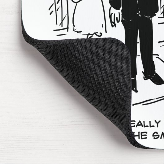 Maus Mat mit Kirchendienst Hochzeit Vicar Mousepad (Ecke)