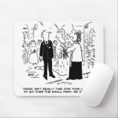 Maus Mat mit Kirchendienst Hochzeit Vicar Mousepad (Mit Mouse)