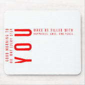 Maus-Mats Mousepad (Vorne)