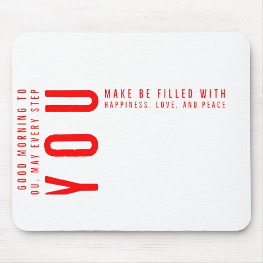 Maus-Mats Mousepad (Vorne)
