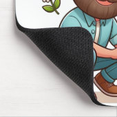 Maus-Matte mit Widmung für Vater Mousepad (Ecke)