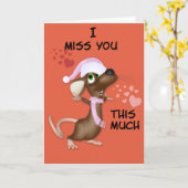 Maus Miss Ihr Merkkarte Karte (Gelbe Blume)