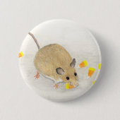 Maus mit Candy Corns Button (Vorderseite)