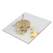 Maus mit Candy Corns Fliese (Seite)
