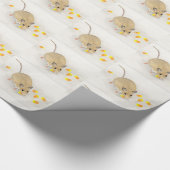 Maus mit Candy Corns Geschenkpapier (Ecke)