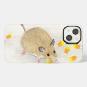 Maus mit Candy Corns iPhone Hülle (Rückseite (Horizontal))