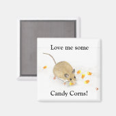 Maus mit Candy Corns Magnet (Vorderseite/Rückseite)