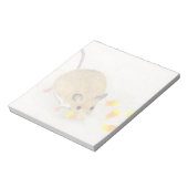 Maus mit Candy Corns Notizblock (Rotiert)