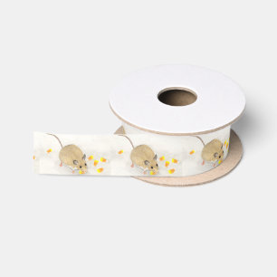 Maus mit Candy Corns Satinband