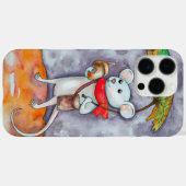 Maus mit einem Acorn Phone Case (Rückseite (Horizontal))