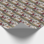 Maus mit einem Lüster Geschenkpapier (Ecke)