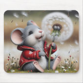 Maus mit einem Lüster Mousepad (Vorne)