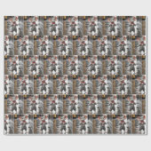 Maus mit einer Bow-Krawatte Geschenkpapier (Flach)