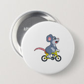 Maus mit Fahrrad Button (Vorne & Hinten)