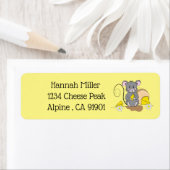 Maus mit Käse-Gelbe Rücksendeadresse (Insitu)