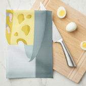 Maus mit Käse Geschirrtuch (Viertel Falte)