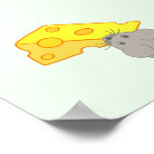Maus mit Käse Poster (Ecke)