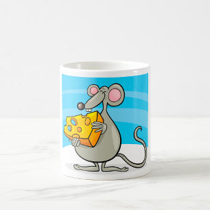 Maus mit Käse-Tasse Kaffeetasse