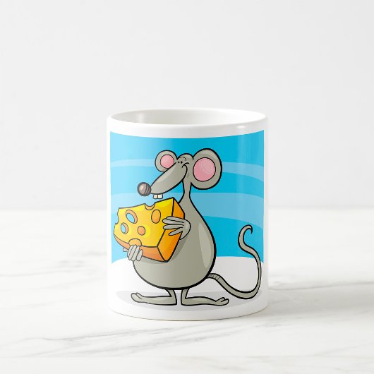 Maus mit Käse-Tasse Kaffeetasse