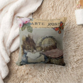 Maus mit Kind, Shabby Chic Kinderzimmer/Kinder Kissen (Decke)