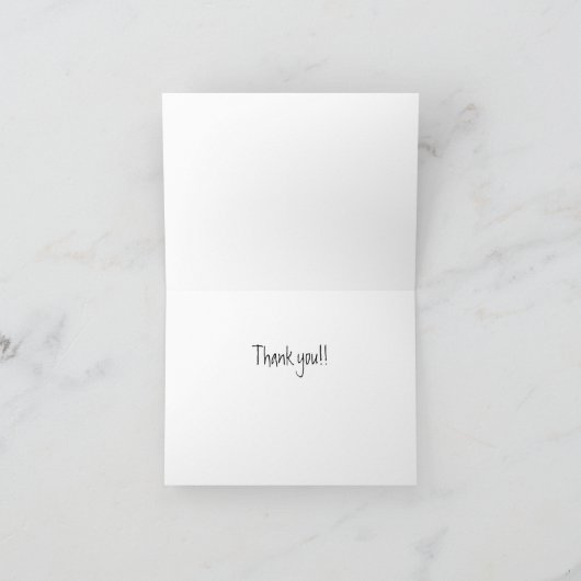 Maus mit Kirsche danke Karte (Innenseite)