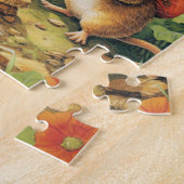 Maus mit Pilzhut Puzzle (Seite)