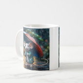 Maus mit Schirm Postcard Kaffeetasse (Vorderseite Links)