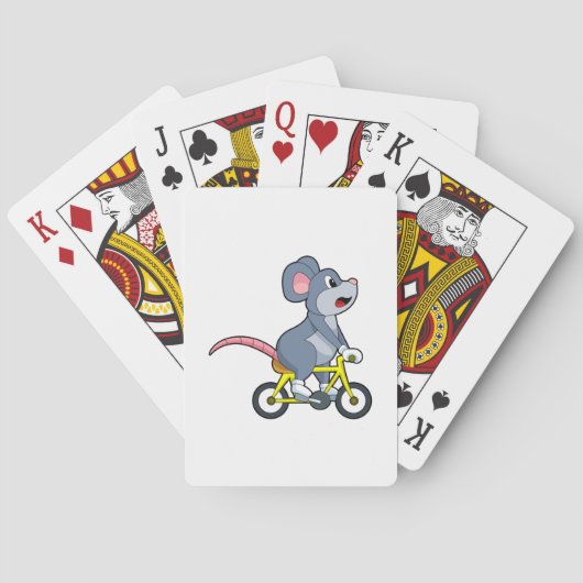 Maus mit spielkarten (Rückseite)
