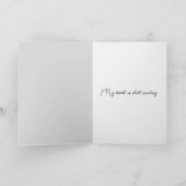 Maus mit weißer Daisy Karte (Innenseite)