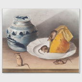 Maus (Mus-musculus) Illustration Geschenkpapier (Flach)