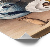 Maus (Mus-musculus) Illustration Poster (Ecke)