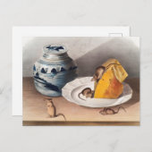 Maus (Mus-musculus) Illustration Postkarte (Vorne/Hinten)