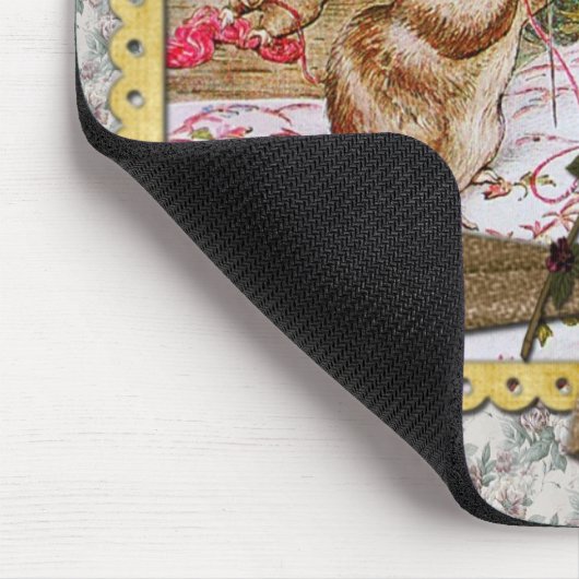 Maus näht mousepad (Ecke)