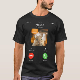 Maus nennt lustige Maus-Enthusiasten Maus Haustier T-Shirt
