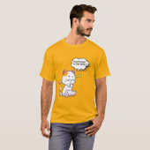 Maus oder Fisch? - lustiges Haustier - Tief denken T-Shirt (Vorne ganz)