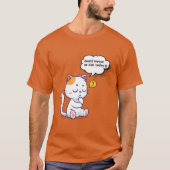 Maus oder Fisch? - lustiges Haustier - Tief denken T-Shirt (Vorderseite)