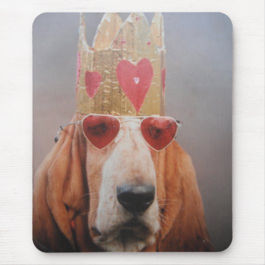 Maus Pad Basset Hound King Mousepad (Vorne)