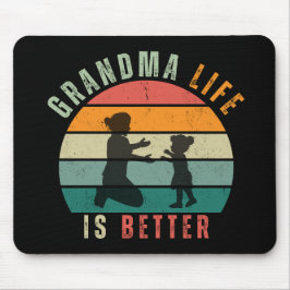 Maus-Pad - Das Leben von Oma ist besser Mousepad