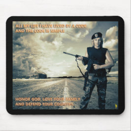 Maus-Pad "Der Code" Mousepad