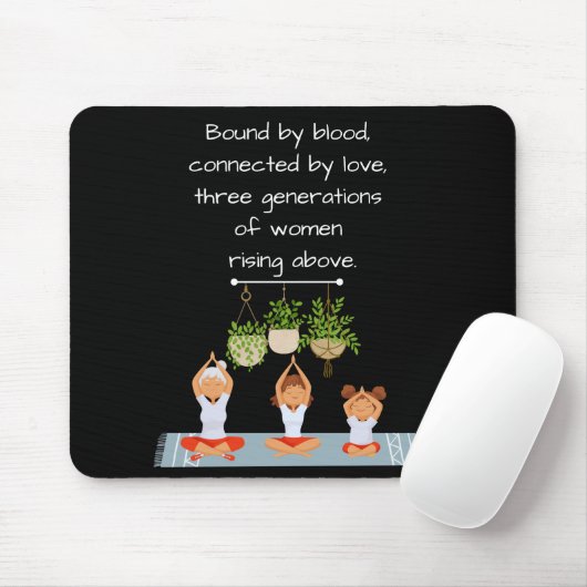 Maus-Pad - Drei Generationen von Frauen Mousepad (Mit Mouse)