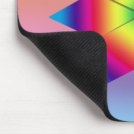 Maus Pad - farbenfroher Star Mousepad (Ecke)