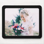 Maus Pad Foto Rounded Frame Template Mousepad (Vorne)