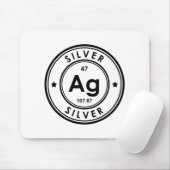 Maus-Pad für Silver-Element Mousepad (Mit Mouse)