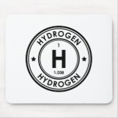 Maus-Pad für Wasserstoff-Elemente Mousepad (Vorne)